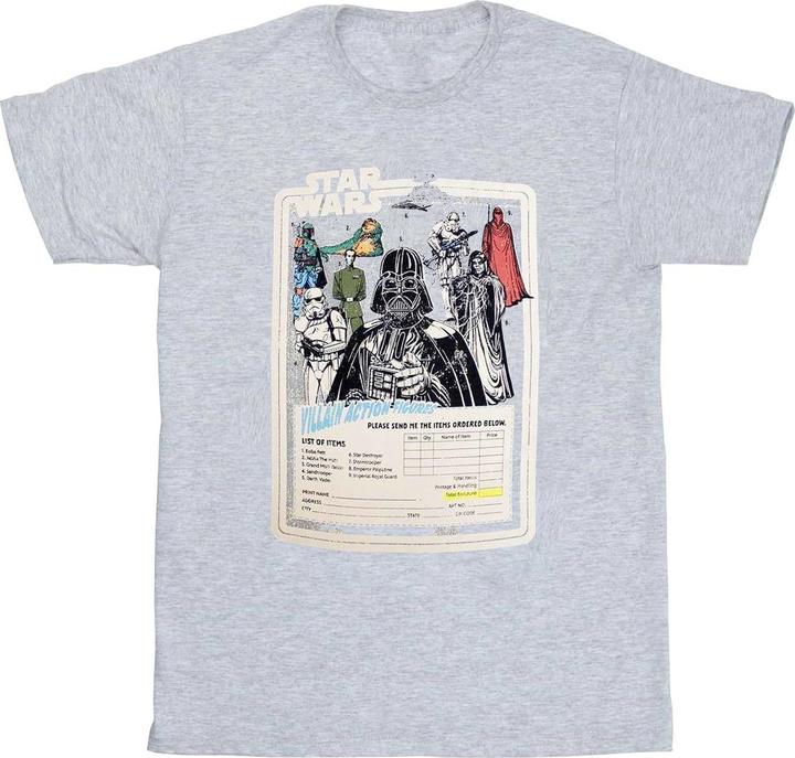 Star Wars Villain Action Figures TShirt