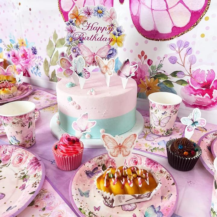 Image du produit ASMI Set de fête papillon de 116 pièces