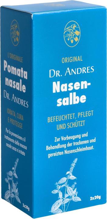 Actual product image Dr. Andres ANDRES Nasensalbe 2 Tb 20g (2 Piece)