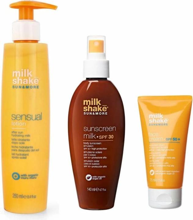 Actual product image Milk_Shake Sun&More Sun Screen Milk SPF15 (Suntan lotion, SPF 15, 140 ml, 140 g)