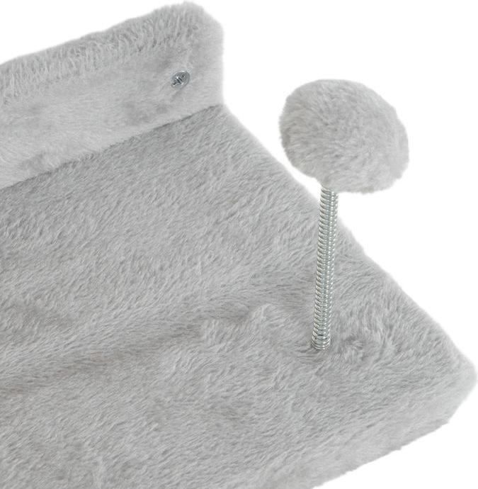 Actual product image Swisshandel24 Katzen Kletterwand Set, 4-tlg. Katzenmöbel Sisal, für Katzen bis 5 kg, Hellgrau (Light grey)