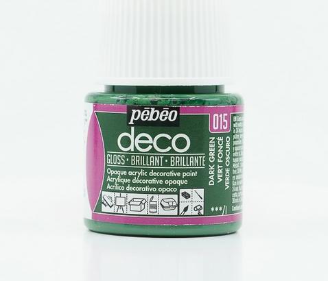 Actual product image Pebeo Deco Glossy acrylic paint (Dark green, 45 ml)