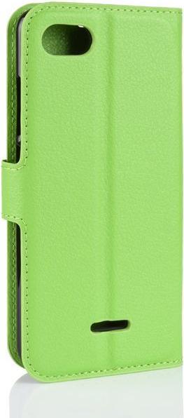 Actual product image MU Classic Litchi Leather Bookcover Series (Xiaomi Redmi 6A)
