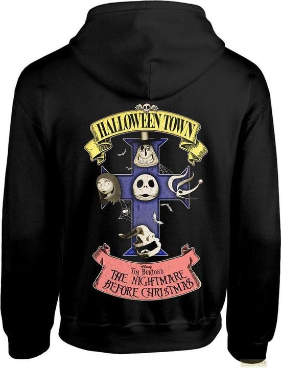 Heroes Inc Nightmare before Christmas Kapuzenpullover Halloween Town Grösse XL (XL)