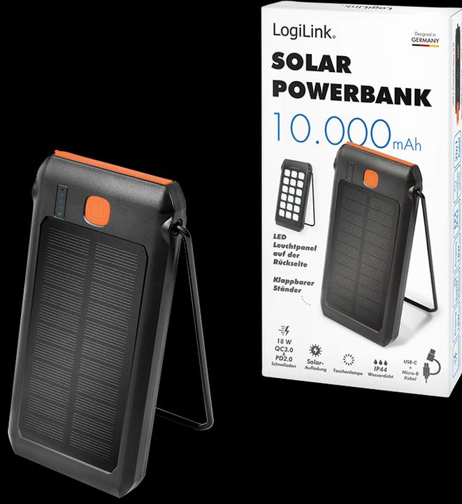 Image du produit LogiLink Banque de puissance (10000 mAh, 18 W, 37 Wh)