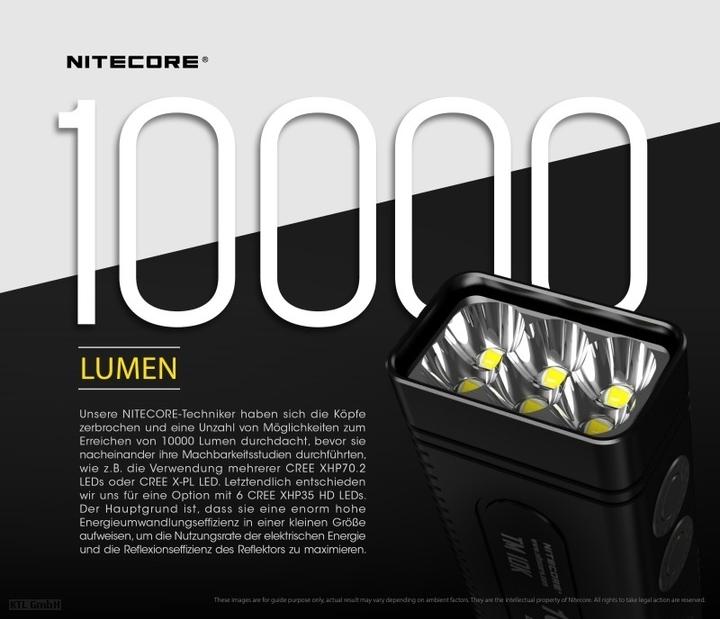 Immagine prodotto Nitecore TM10K (10.99 cm, 10000 lm)