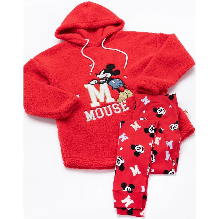 Produktbild Mickey Mouse Womens/Ladies Borg Pyjama Set (XL)