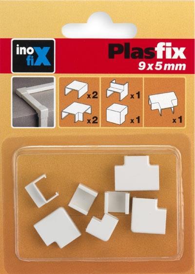 Actual product image Inofix Plasfix connectors 9x5mm assorted 7-piece (Duct, 9 cm)