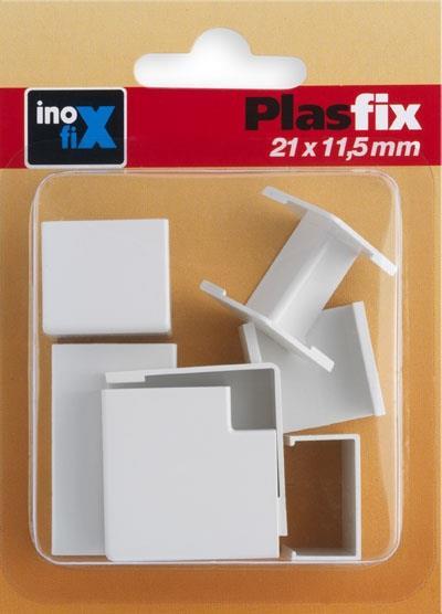 Image du produit Inofix Connecteurs Plasfix 21x11.5mm assortis 7 pièces (Conduit, 21 cm)