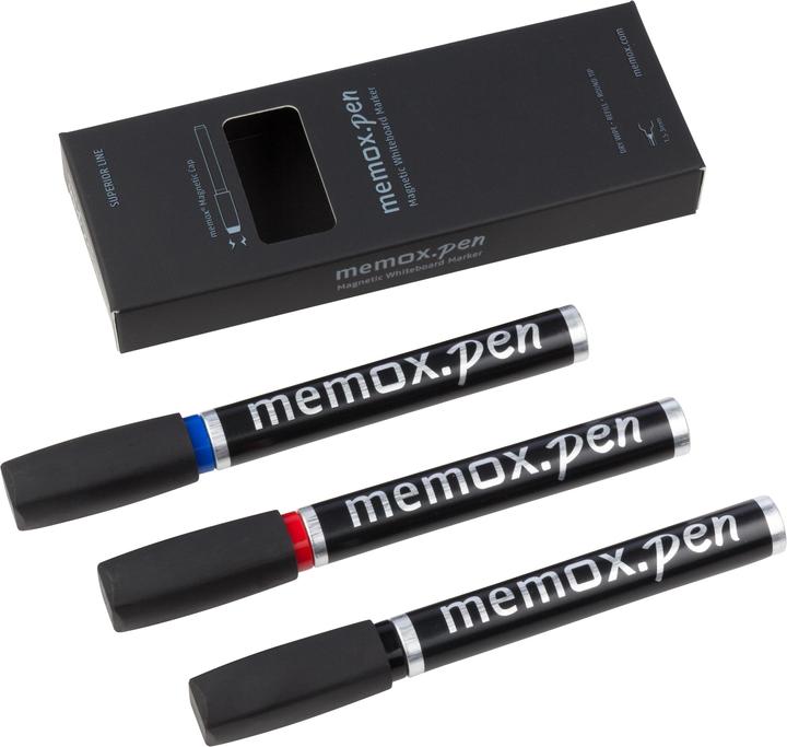 Memox Penna magnetica (Blu, Rosso, Nero)