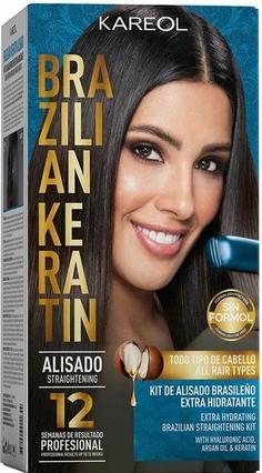 Immagine prodotto Kareol Set per lo styling dei capelli alla cheratina brasiliana con idratazione profonda 6 pezzi