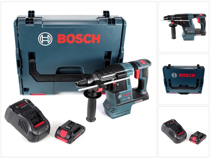 Produktbild Bosch Professional Bosch GBH 18V-26 Akku Bohrhammer 18V 2,6J SDS plus Brushless + 1x ProCORE Akku 4,0Ah + Ladegerät + L (Akkubetrieb)