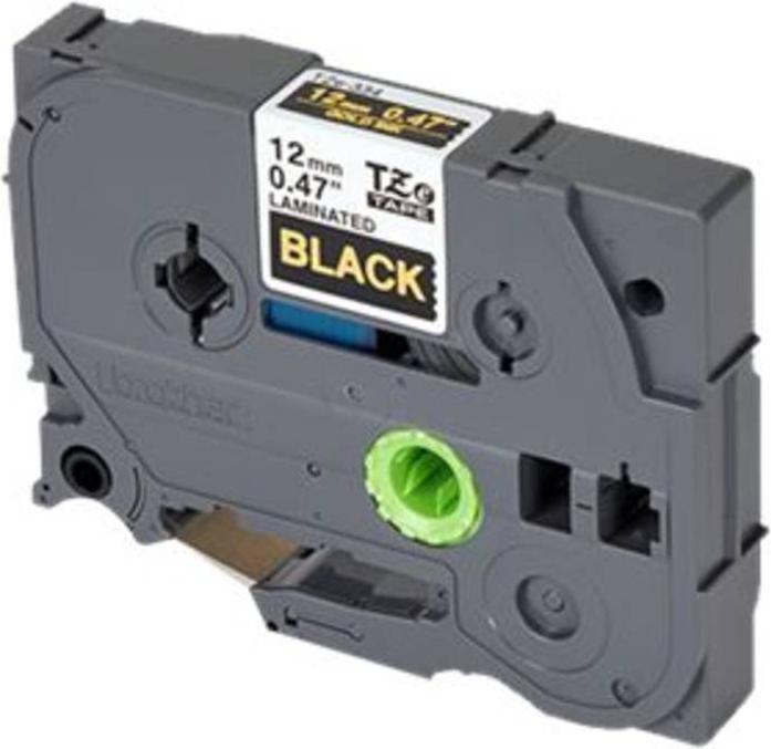 Actual product image Brother Tze-334 (1.20 cm, Gold, Black)