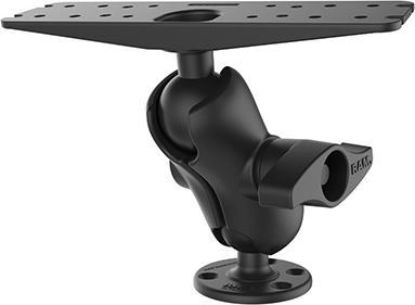 Actual product image RAM Mounts Hinge support round base 3.7"/3"X11"