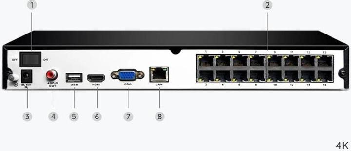 Immagine prodotto Reolink NVS16-8MB8 (3840 x 2160 pixel)