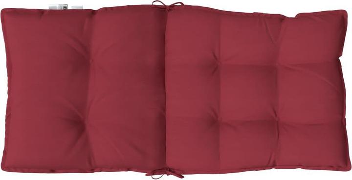 Actual product image VidaXL Low backrest cushions 4 pcs. Oxford fabric (100 x 50 x 7 cm)