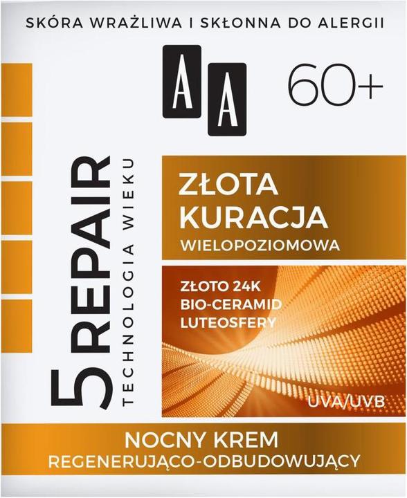 Oceanic Age Technology 5Repair 60+ Regenerating Night Cream 50ml (50 ml, Nachtcreme)