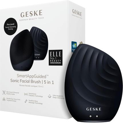 Geske Smartappguidedtm Sonic Facial Brush 5 in 1 Vibrating Electric Facial