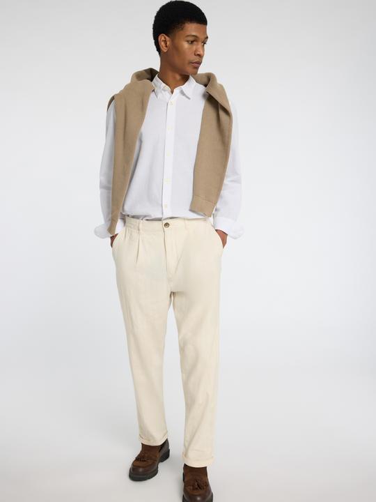 Actual product image Selected Homme Cropped relaxed fit trousers (W32/L34)