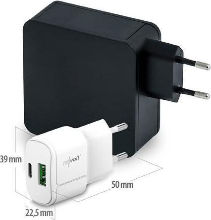 Image du produit Revolt Bloc d'alimentation USB ultra-compact (30 W)