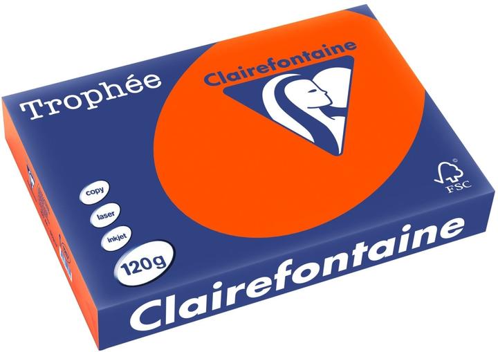 Clairalfa Universal-Papier Troph‚e, A4, 120 g/qm, ziegelrot (120 g/m², 250 x, A4)
