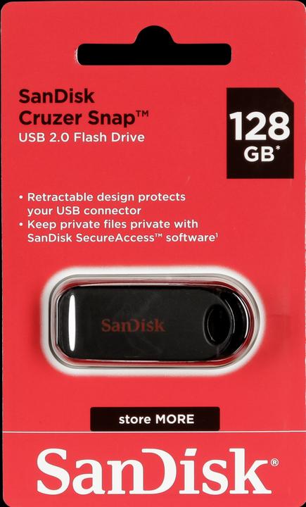 Actual product image SanDisk cruzer snap (128 GB, USB-A)