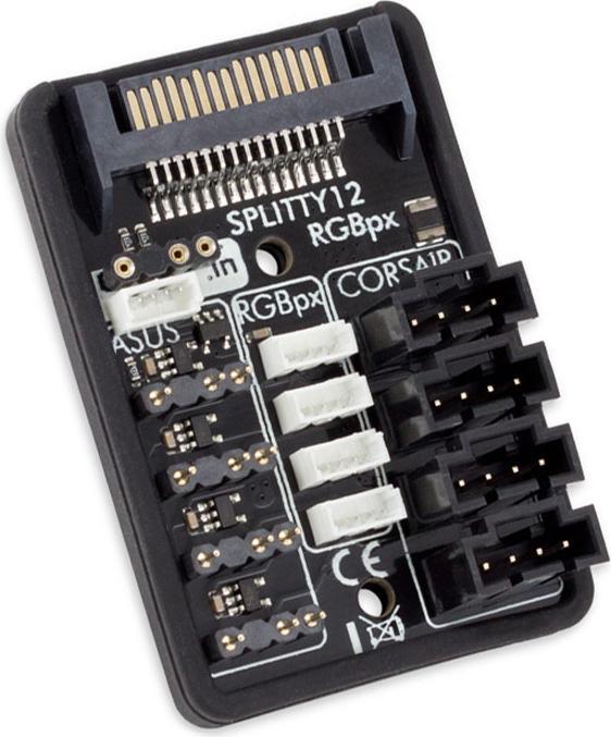 Produktbild Aqua Computer RGBpx Splitty12 Active ARGB-Hub