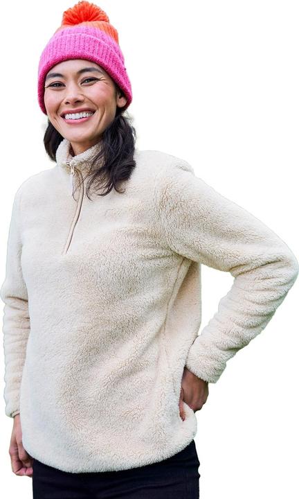 Image du produit Mountain Warehouse Womens/Ladies Teddy Fleece Quarter Zip Fleece Top (40 D)