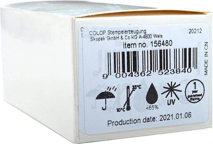 Actual product image Colop Labels PVC cards 85.5 x 54 mm, 50 pieces
