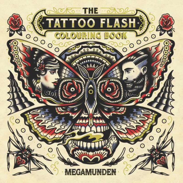 Actual product image The Tattoo Flash Colouring Book