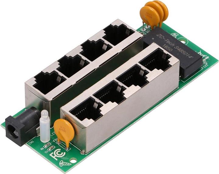 Actual product image Extralink POE INJECTOR 4 PORT GIGABIT - - 4-Port Gigabit Ethernet (802.3at (PoE+), 48 W)