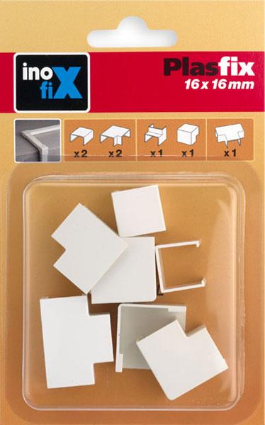 Produktbild Inofix Plasfix Verbindungen 16x16mm assortiert 7-teilig (Kabelkanal, 16 cm)