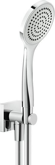 Produktbild Gessi Rilievo, Brause-Set mit Wandanschlussbogen 1/2 und Halterung, Schlauch 1,50 m und 1-Strahl-Ant (1 Strahlarten)