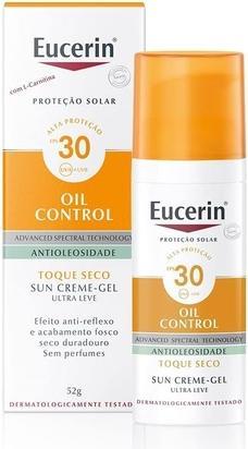 Produktbild Eucerin Sun Oil Control Sun Gel Dry Touch 50ml Gesichtssonnenpflege Spf30 (Sonnengel, SPF 30, 50 ml, 96 g)
