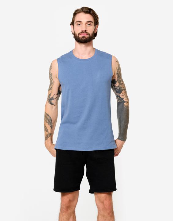 Actual product image Domyos Tank Top Herren dehnbar - kometenblau (4XL)