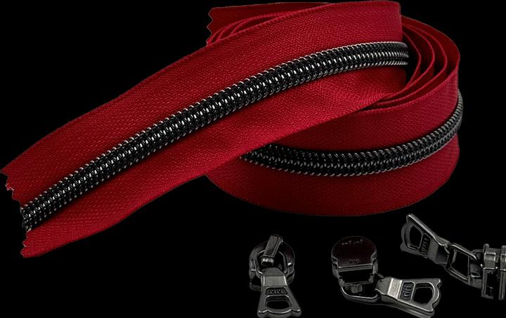 Ruby Red, Oxidized silver