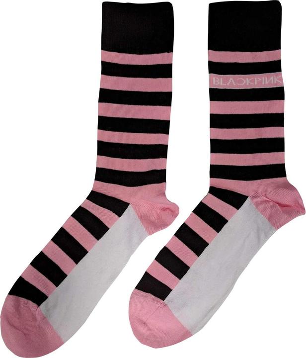 Music Brand Unisex Adult Stripe Logo Socks (40.5 - 45.5)