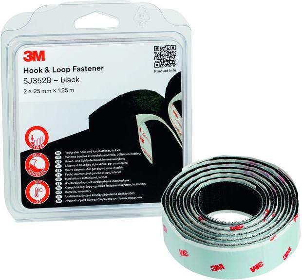 Produktbild 3M Haken- und Schlaufenband SJ352 (25 mm)