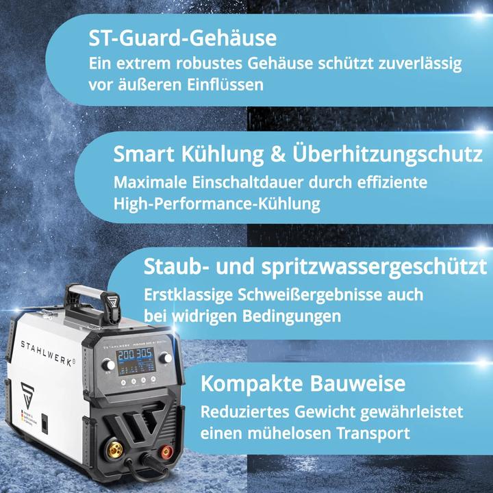 Produktbild Stahlwerk Schweissgerät MIG MAG 200 ST Digital IGBT Schutzgas mit 200 A