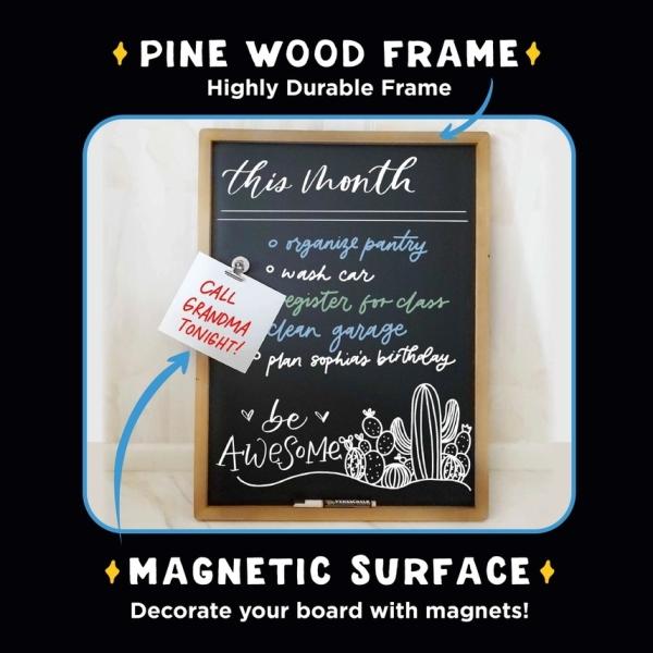 Image du produit VersaChalk - grand tableau à craie avec cadre A pour trottoirs et restaurants 110cm x 65cm