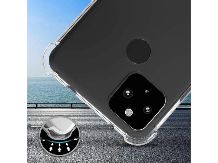 Immagine prodotto Screenguard Google Pixel 4a 5G Custodia Crystal Soft Airbag Bumper (Google Pixel 4a 5G)
