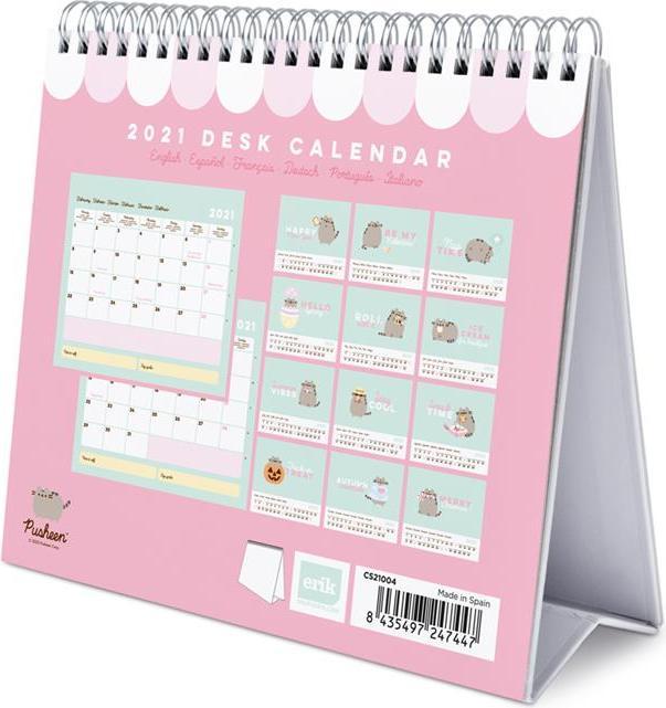 Immagine prodotto Pusheen Calendario da tavolo della Collezione Foodie 2021 (17 x 20 cm)
