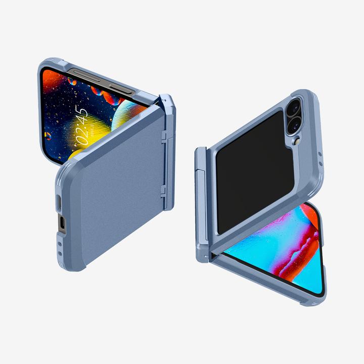 Actual product image Spigen Tough Armor TPU Back Cover Blue Samsung Galaxy Z Flip 6 (Samsung Galaxy Z Flip6)
