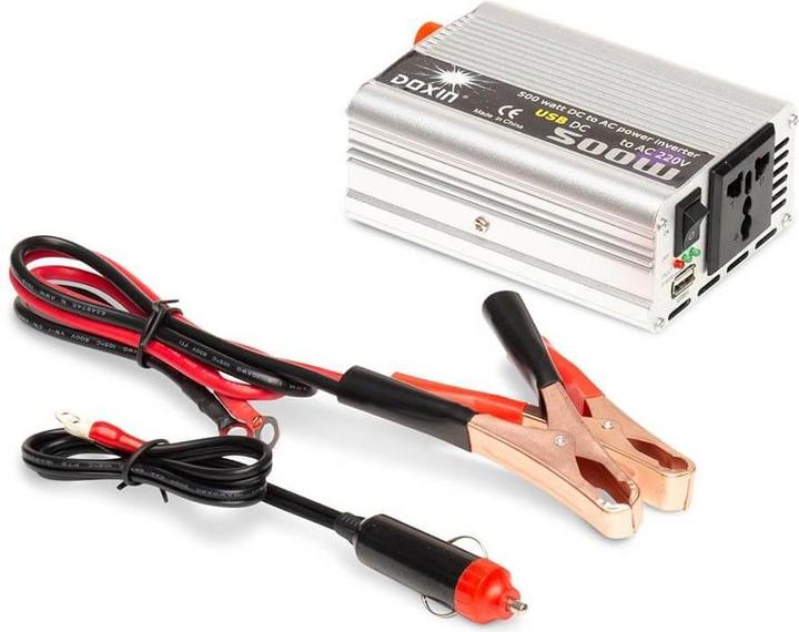 Produktbild Autosolar 500W Wechselrichter 12V-DC zu 230V-AC