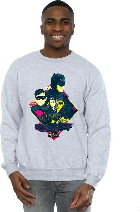 Produktbild Batman TV Serie Charakter Pop Art Baumwolle Sweatshirt (M)