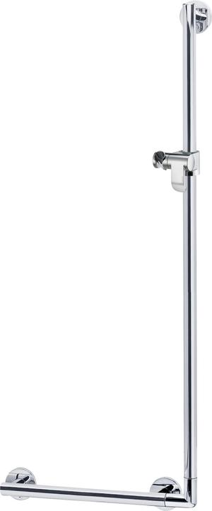 Produktbild Keuco Winkelgriff Plan Care 90 mit Brausehalter 56,5 x 126,5 cm chrom 34906