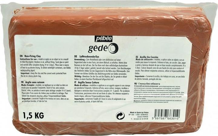 Actual product image Pebeo Air-drying clay (Red)