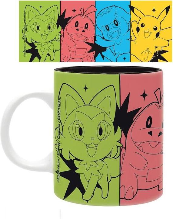 Actual product image ABYstyle Mug: Pokémon - Crimson & Purple Starter (320 ml, 1 x)
