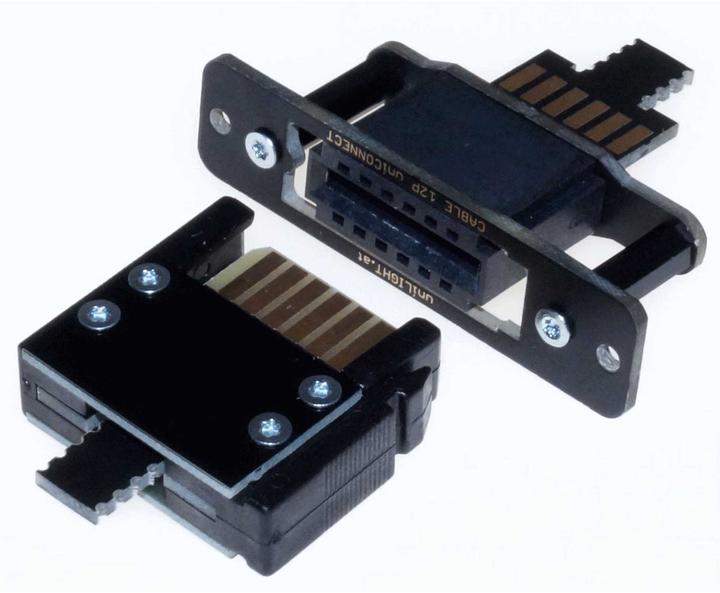 Image du produit Unilight connecteur de câble cable avec 6 pôles primaires pour 2 servos, kit, 2pcs