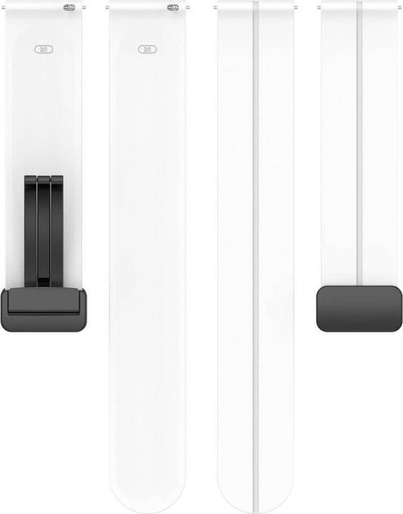 Produktbild Cover-Discount Silikon Ersatzarmband 20mm weiss (20 mm, Silikon)